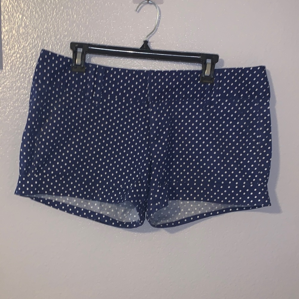 Space Girlz blue polka dot summer shorts